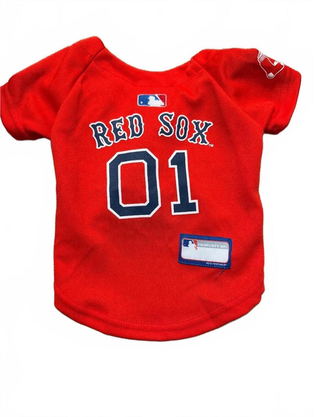 Pets First Boston Red Sox Pet Jersey Shirt Size Small